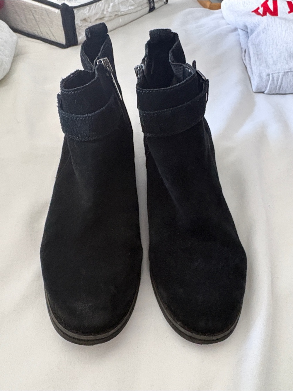 Blondo Black Women's Suede waterproof Ankle Boots